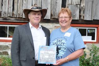 Reeve Keith Kerr with author Kay Rogers